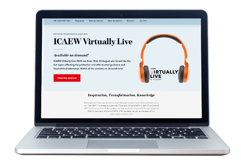 ICAEW's flagship events in 2021